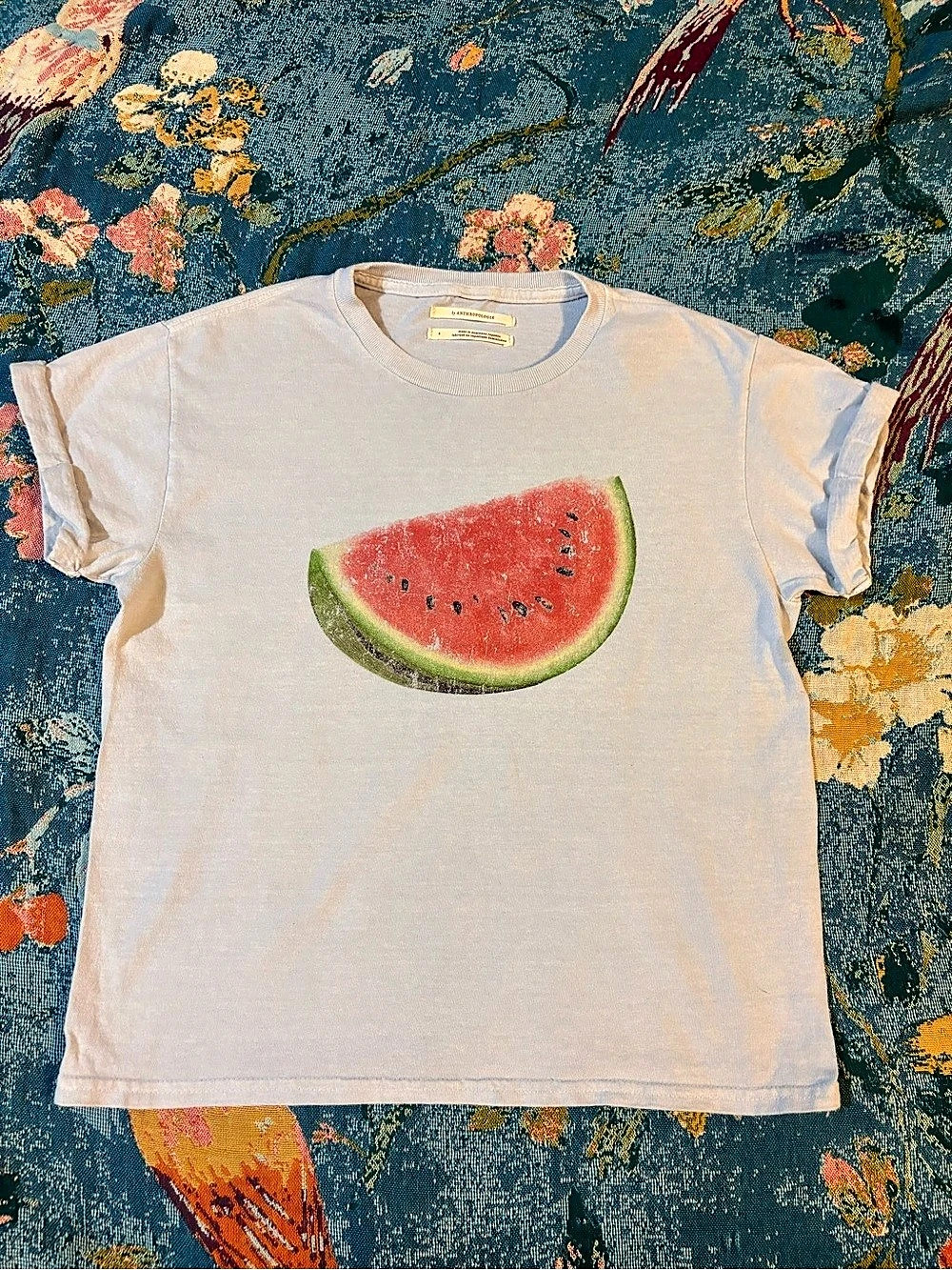 Anthropologie By Anthropologie Watermelon Graphic Tee Size 5